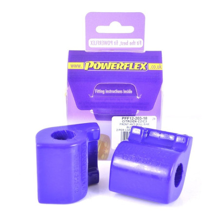 DELANTERO BARRA ESTABILIZADORA SILENTBLOCK 18MM